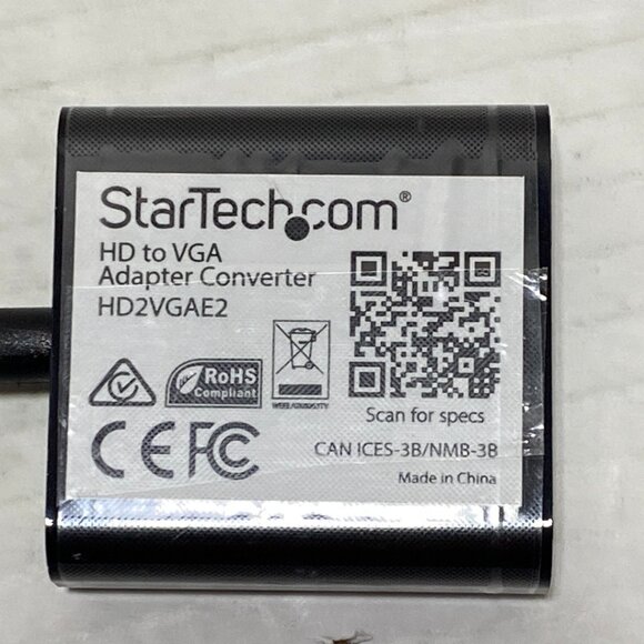NEW StarTech HD2VGAE2 HD to VGA Adapter Converter in the Original Bag - Picture 3 of 6